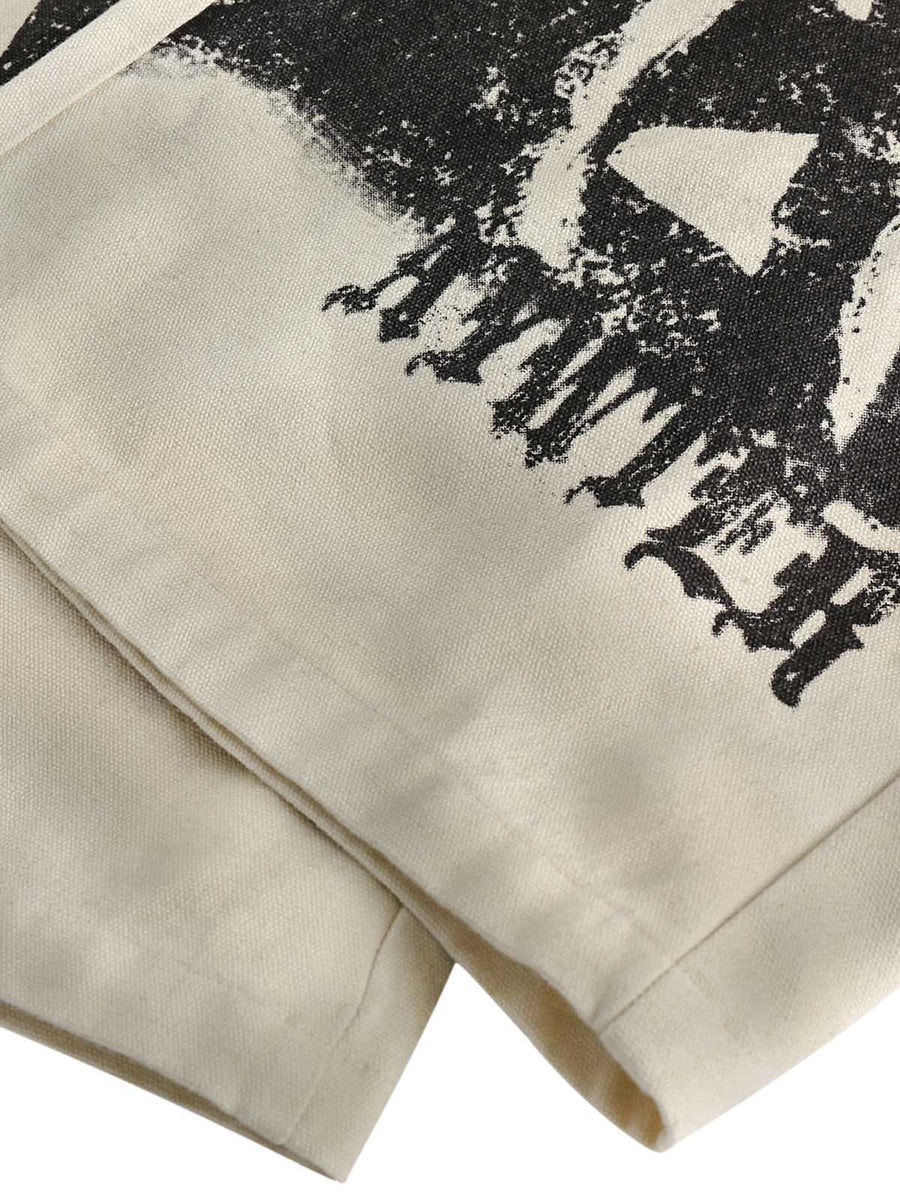 Thesupermade Vintage Washed Distressed Graffiti Patchwork Set-1986