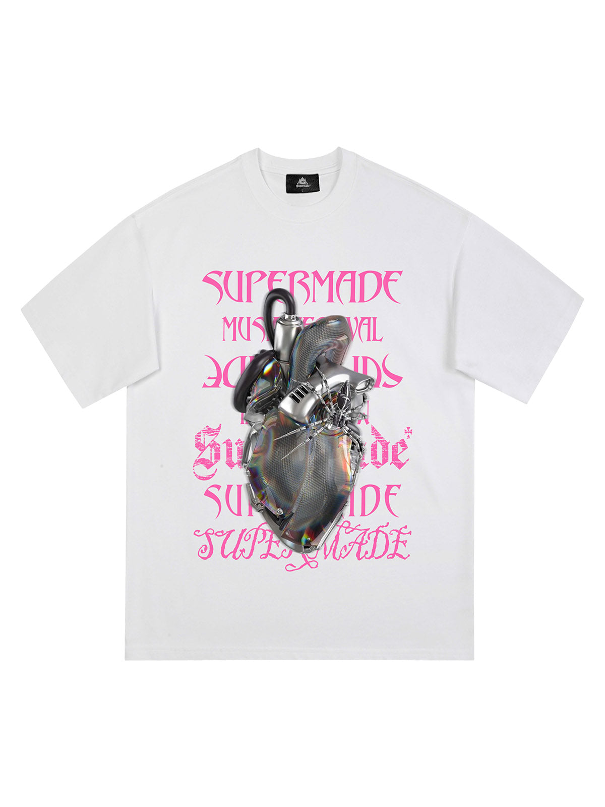 Cyberpunk Heart Graphic T-Shirt
