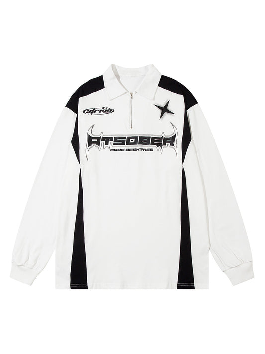 Chemise à manches longues et fermeture éclair quart de tour Star de TheSupermade