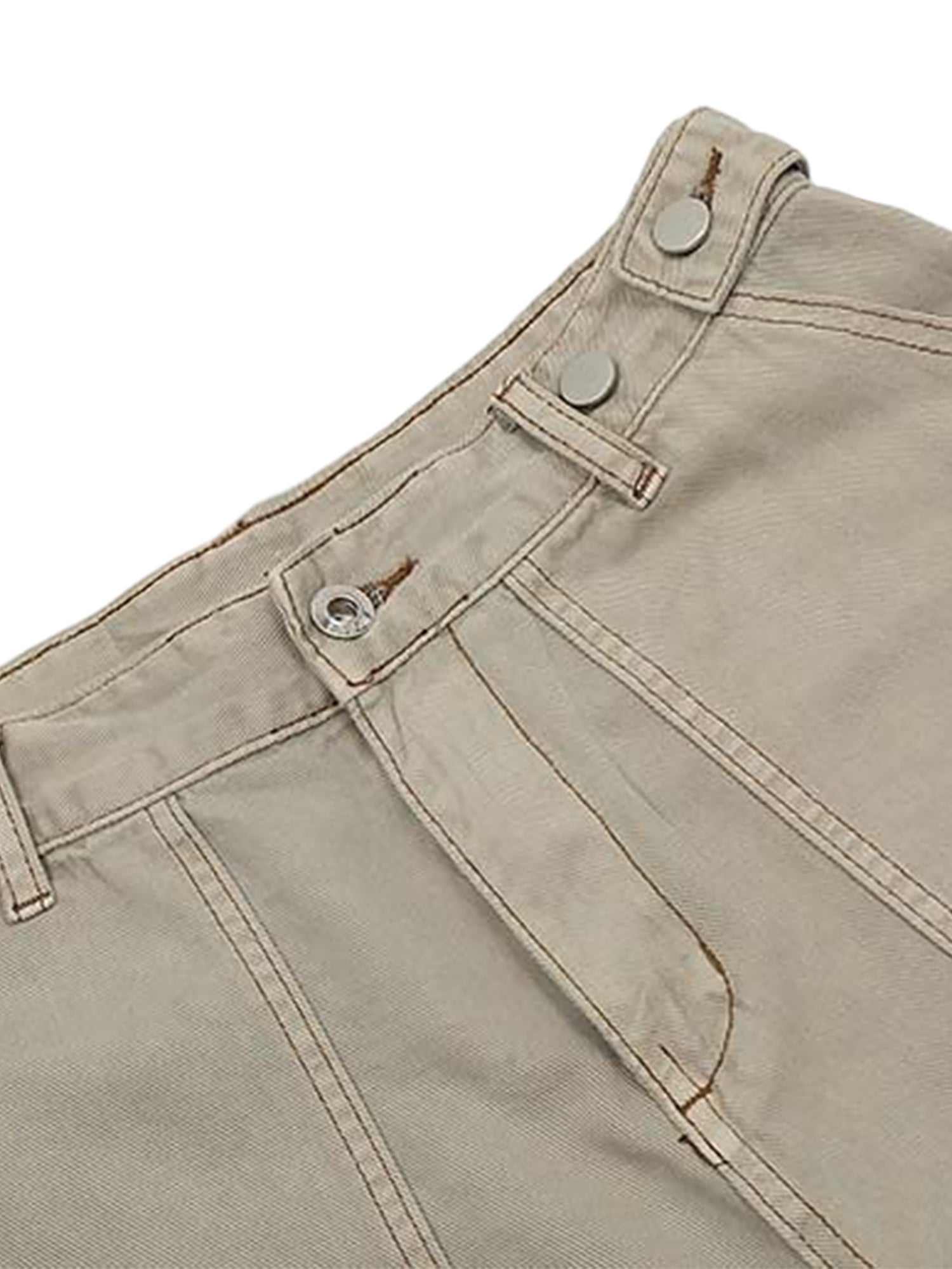 Thesupermade High Street Multi-pocket Workwear Casual Jorts