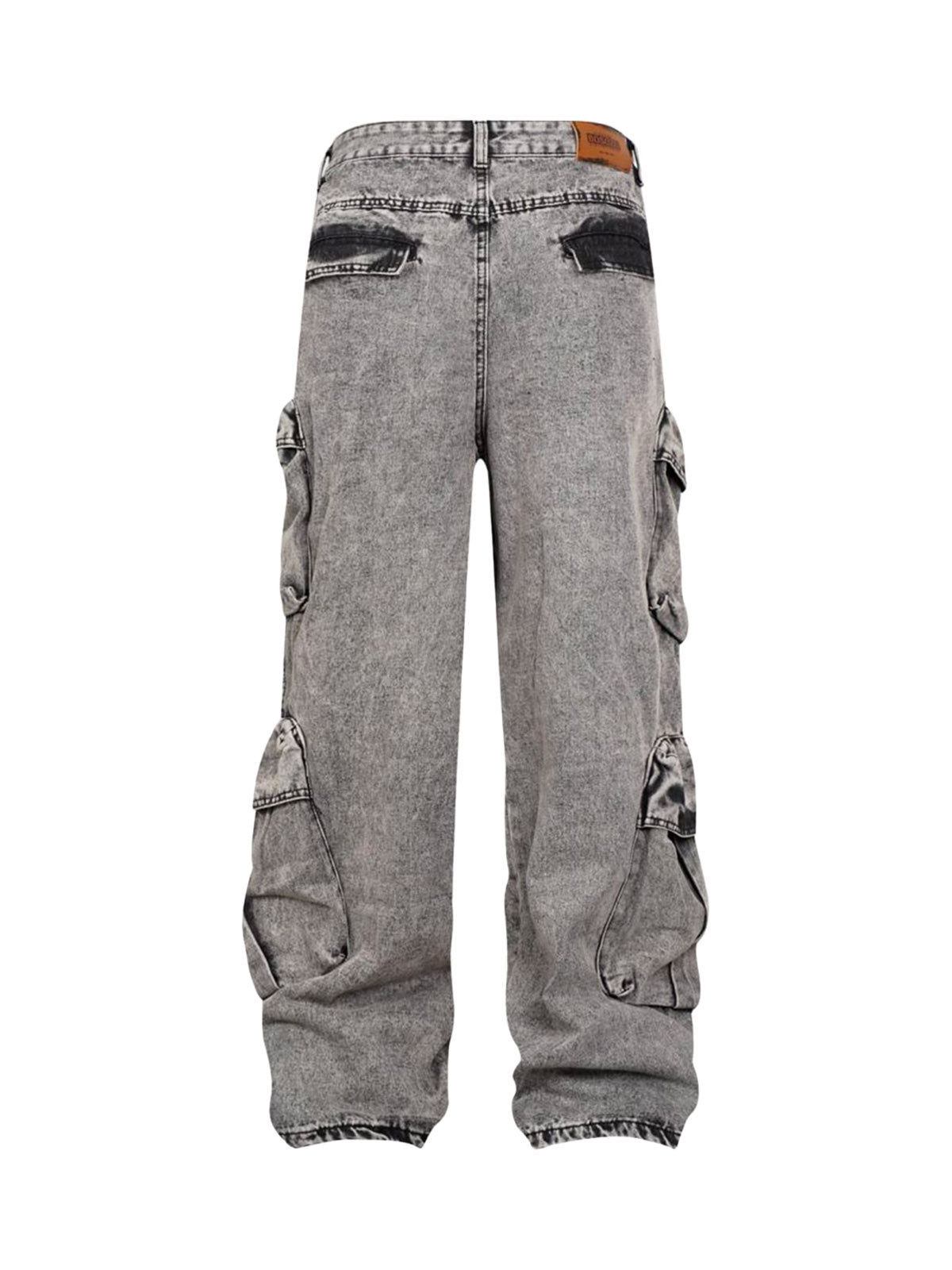 Jean cargo délavé multi-poches Thesupermade