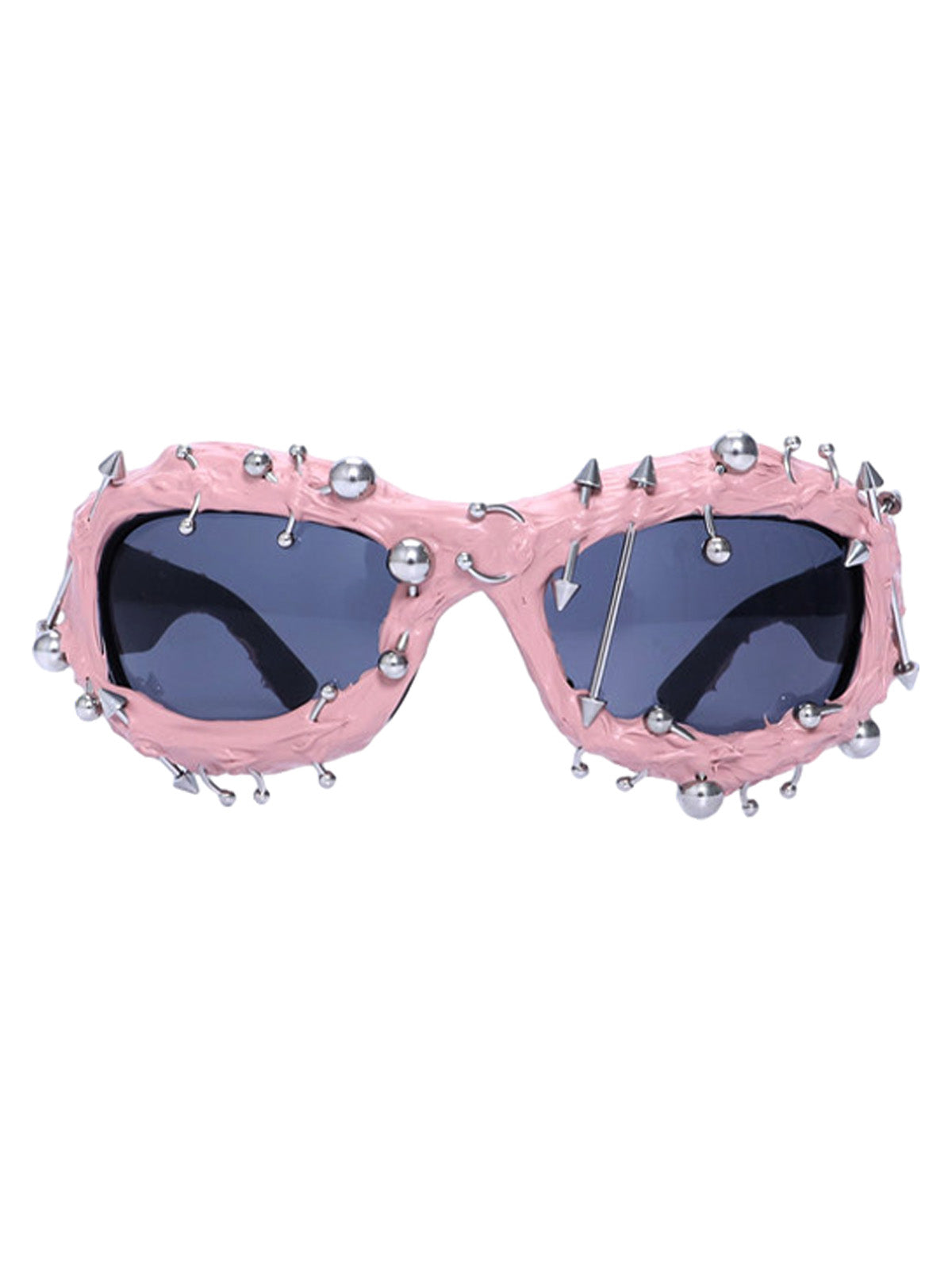 Lunettes de soleil style punk rivetées