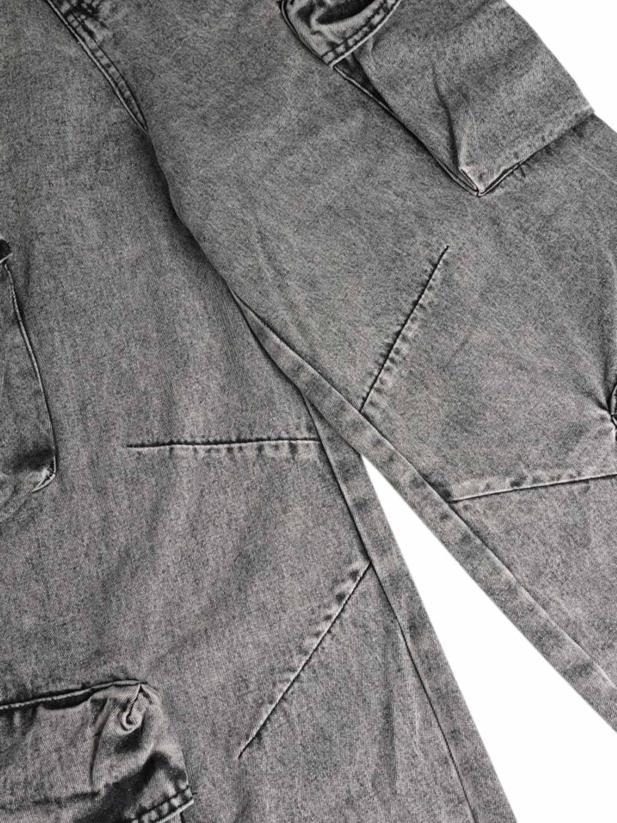 Jean cargo délavé multi-poches Thesupermade