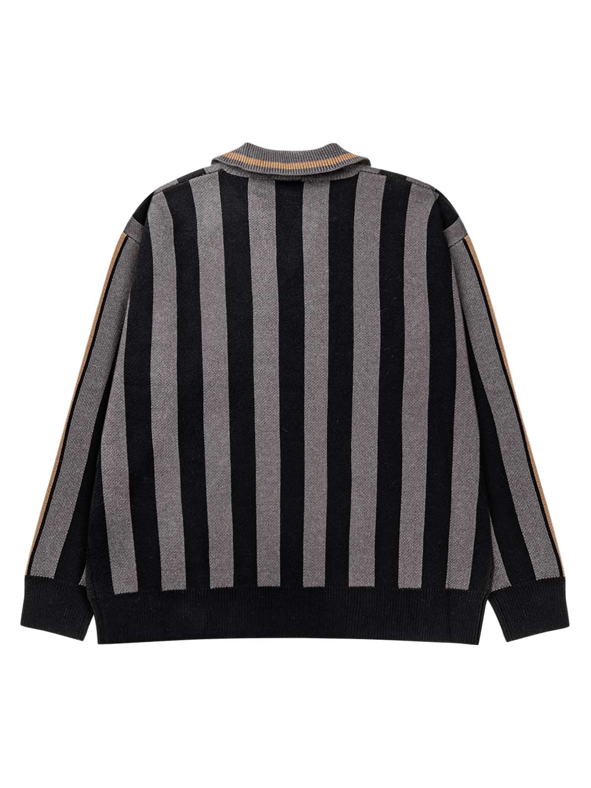 Thesupermade Star Rugby Striped Sweater