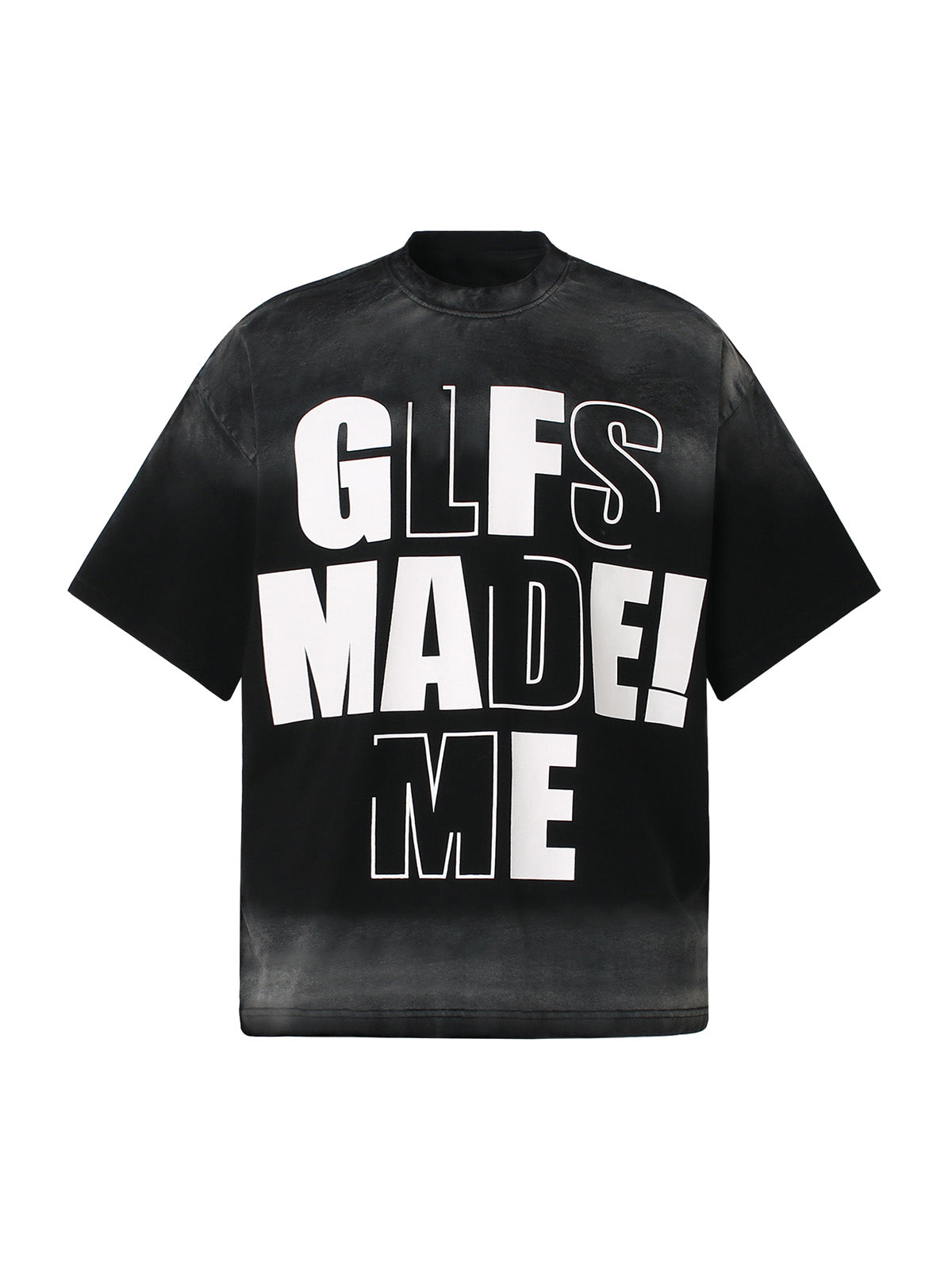 T-Shirt mit Retro-Farbverlauf und Grafik