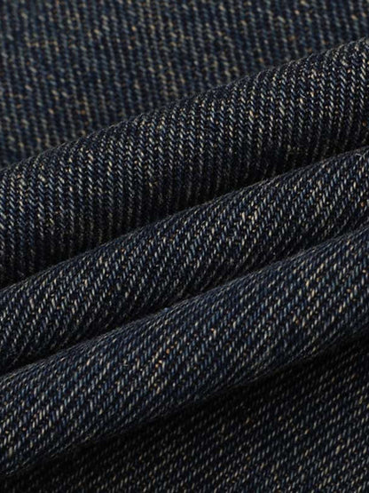 Jean cargo multi-poches délavé vintage vieilli