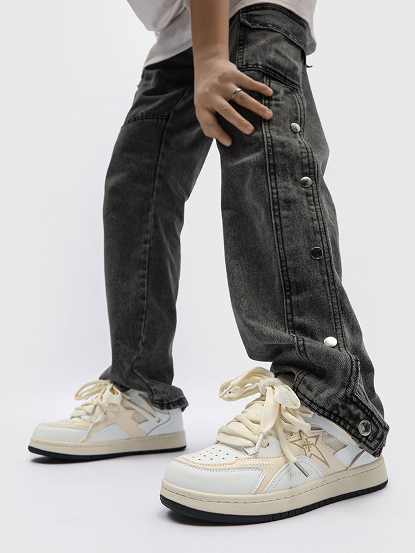 Chaussures de couple confortables et décontractées à motif pentagramme TheSupermade - 1708