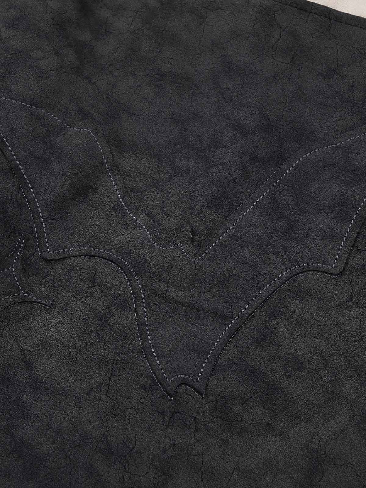 Veste de moto en cuir PU mat