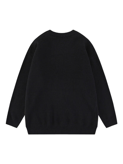Thesupermade – Pullover mit Rundhalsausschnitt und Retro-Farbverlauf