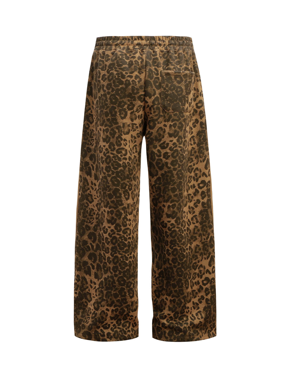 Thesupermade Cheetah Print Suede Tracksuit