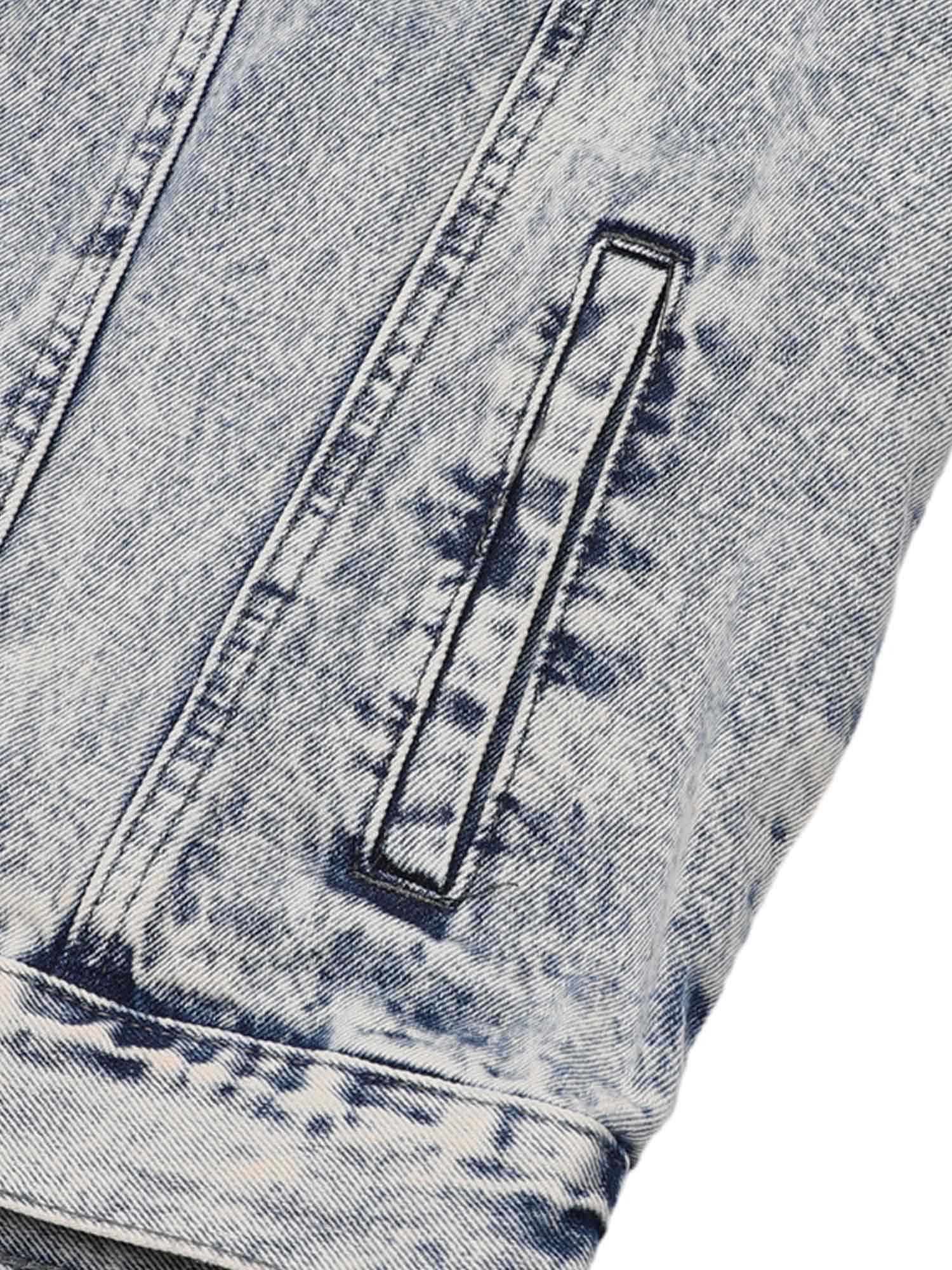 Veste en jean brodée Thorn de Thesupermade