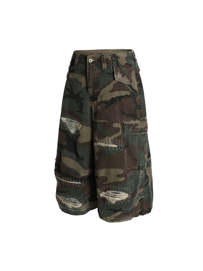 Street Camouflage Cargo Shorts