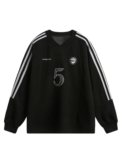 Langarm-T-Shirt aus schwerem Vintage-Jersey