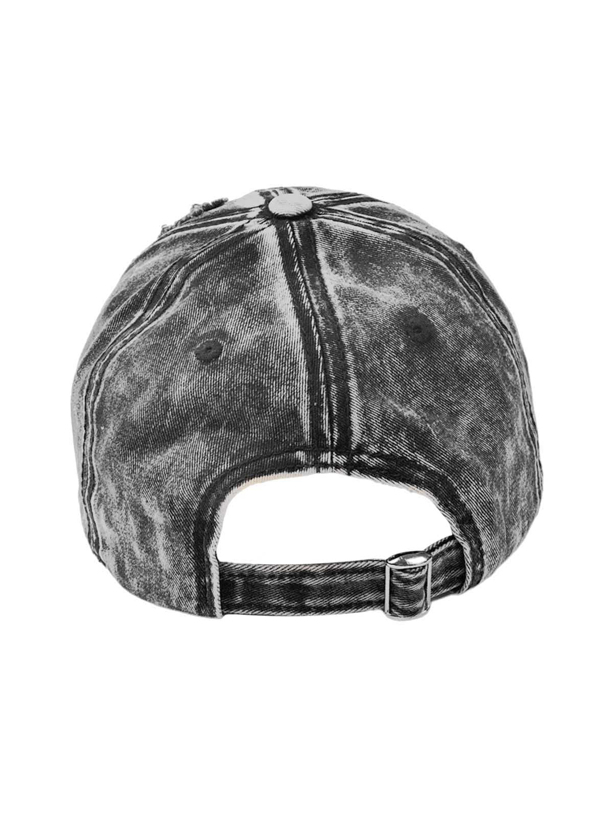 Casquette d'extérieur en denim délavé