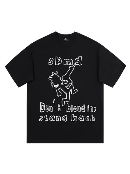 T-shirt graphique original SPMD Cartoon