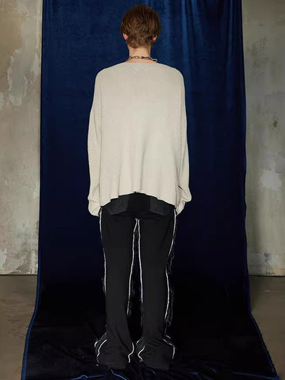 Pull à col bateau découpé en forme d'étoile Supermade