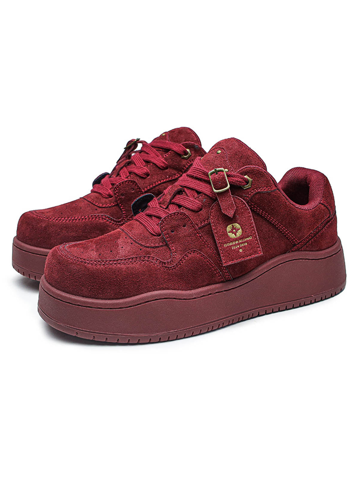 Suede Low-Top Skate Shoes - 2383