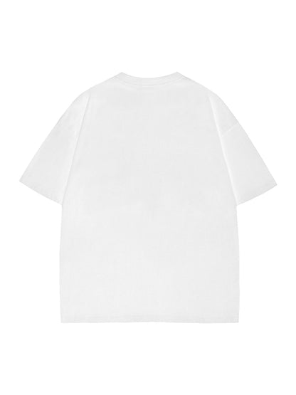 Butterfly Patch Embroidered Graphic T-Shirt