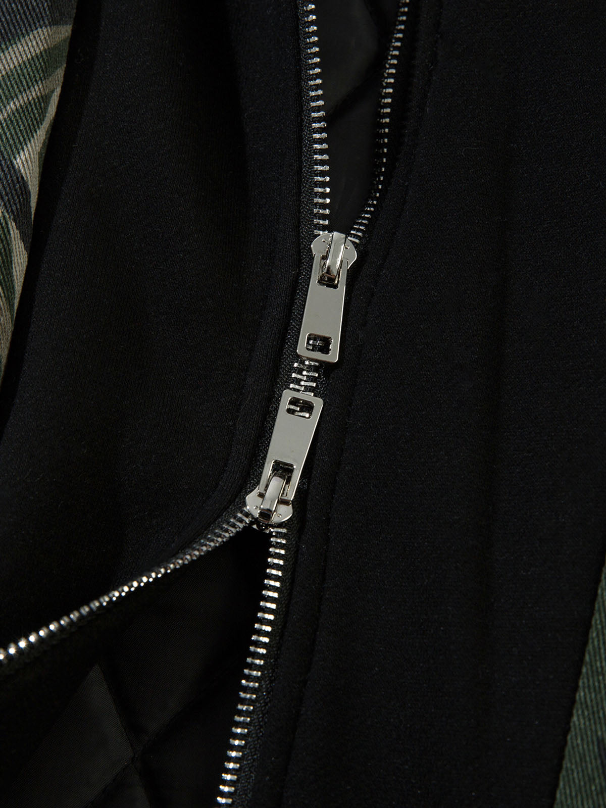 Thesupermade Camouflage Faux Zweiteiliger Trainingsanzug mit Kapuze und Fleecejacke – 2331