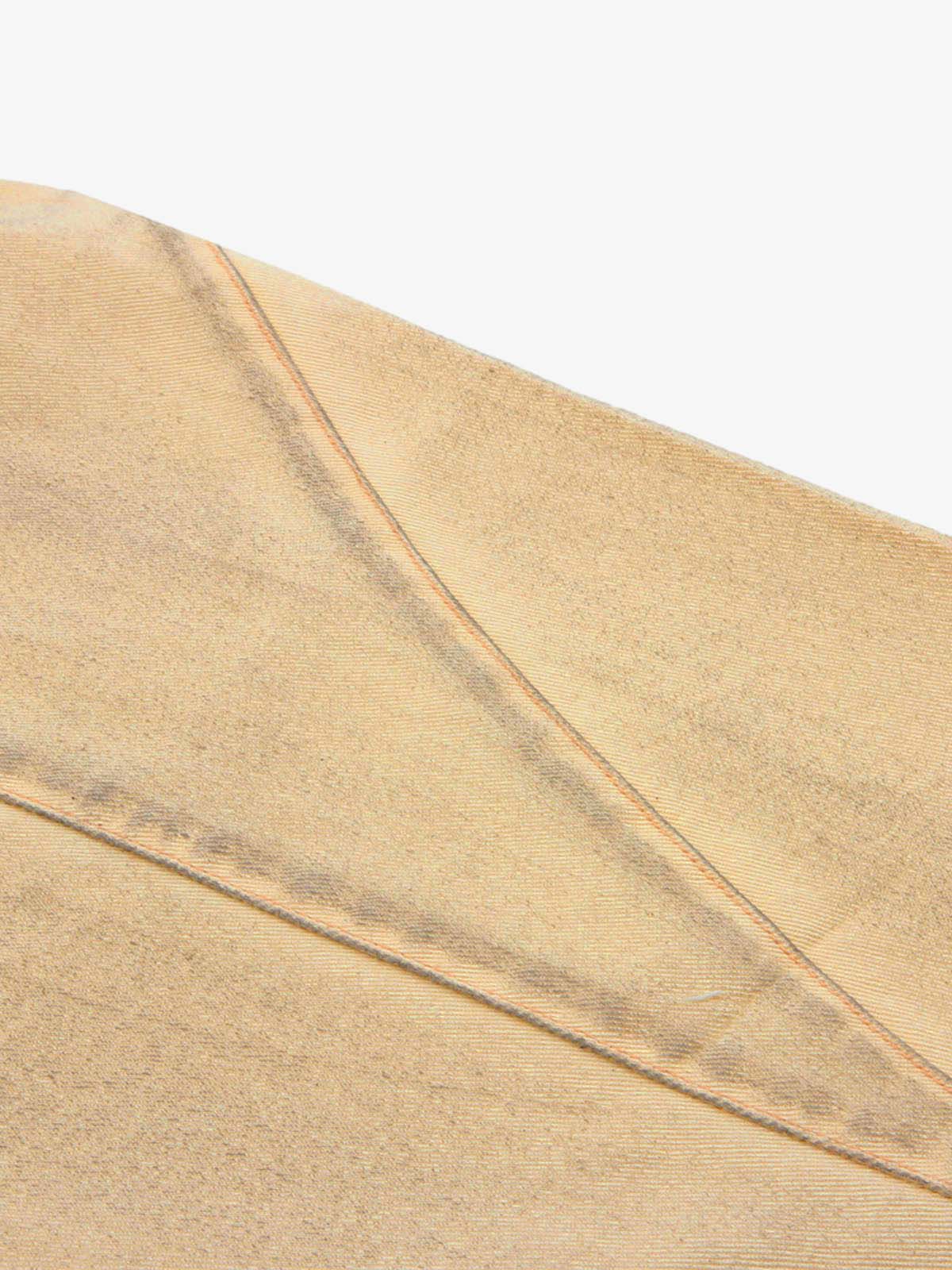 Washed Distressed Detachable Scarf Barrel Jeans