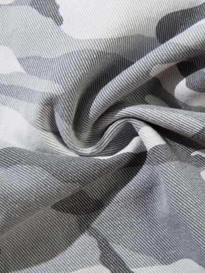 Camouflage-Cargohose mit mehreren Taschen - 2289