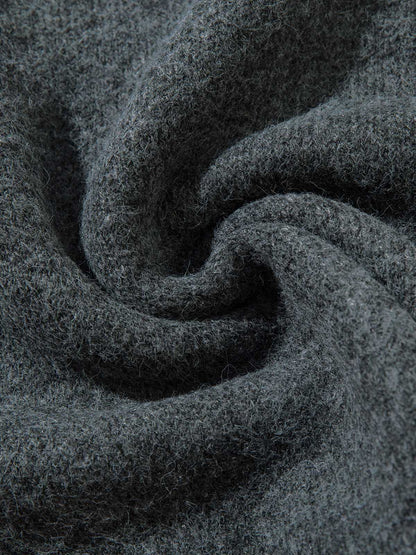 Pull zippé quart de tour effet vieilli