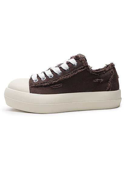 Street Beard Split Hole Sneakers