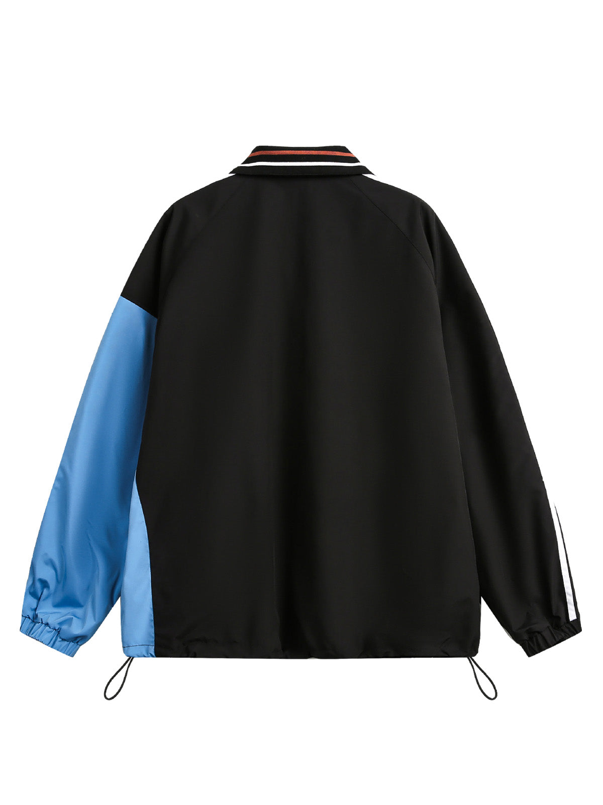 Jerseyjacke mit Retro-Kontrastnähten