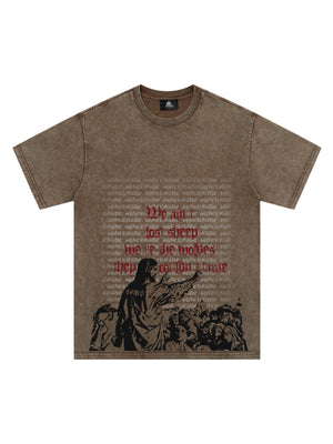 Bold Graphic Slogan T-Shirt