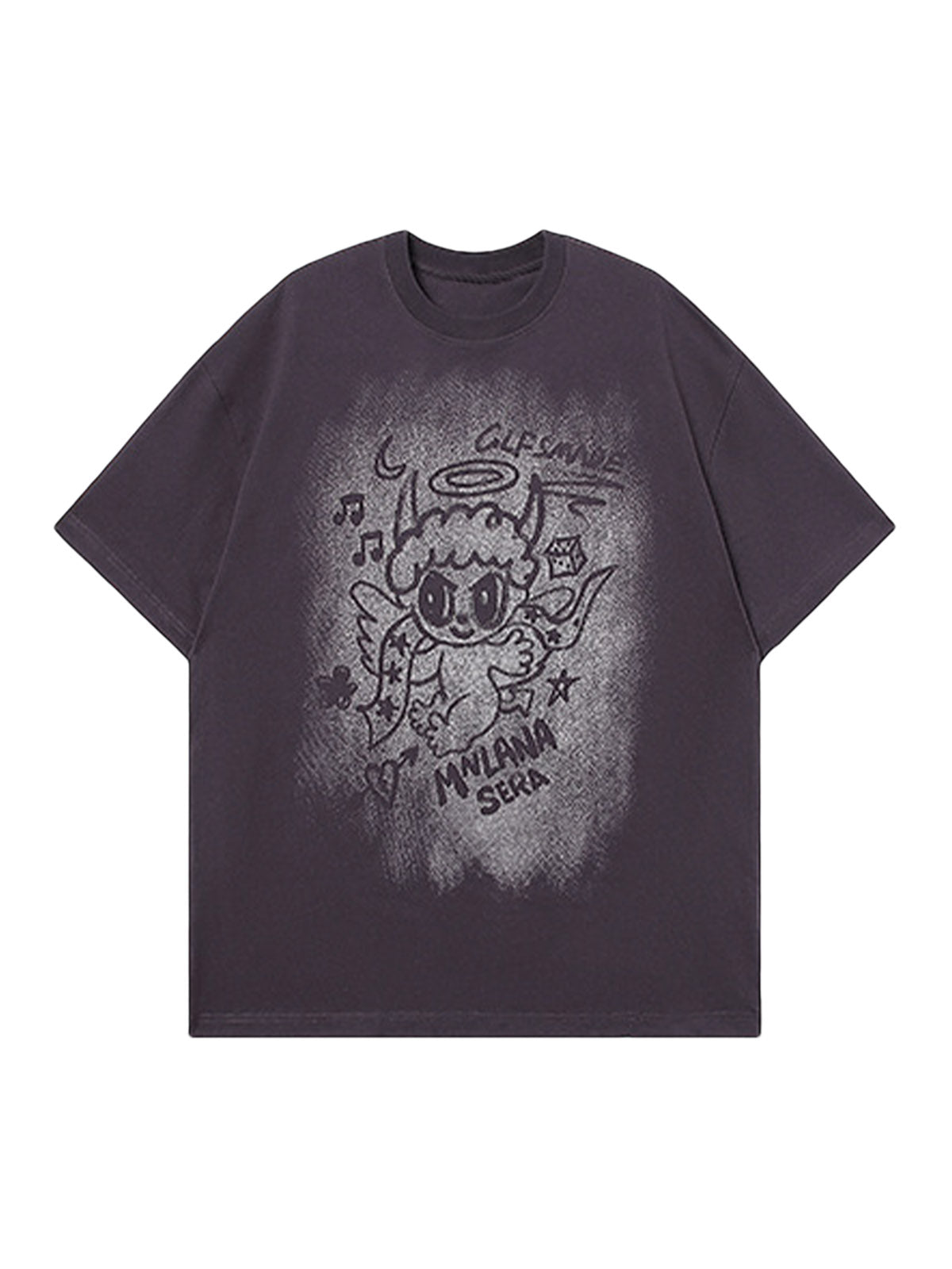 T-shirt graphique surdimensionné Angel