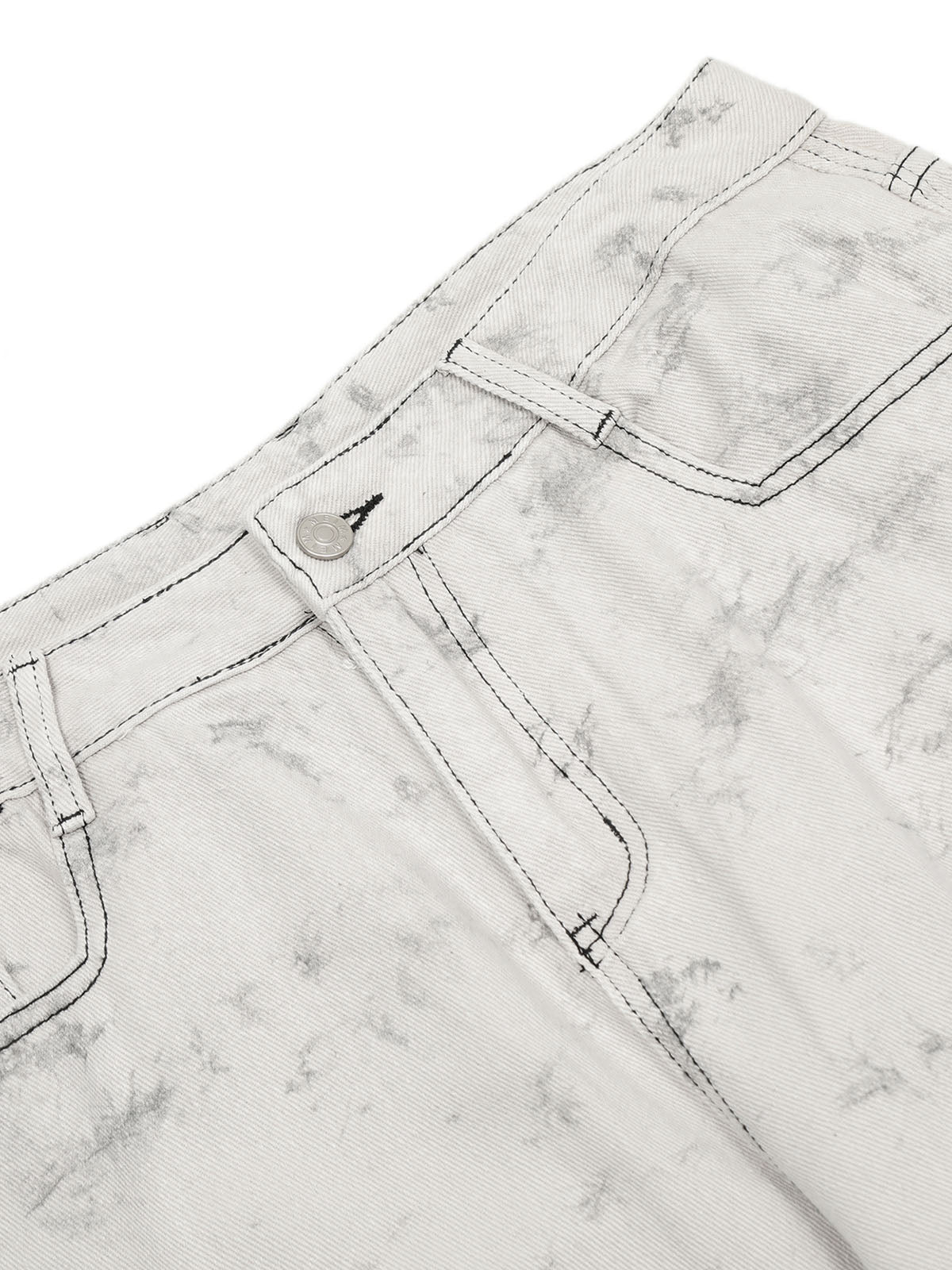 Thesupermade Workwear – Batikhose mit mehreren Taschen 