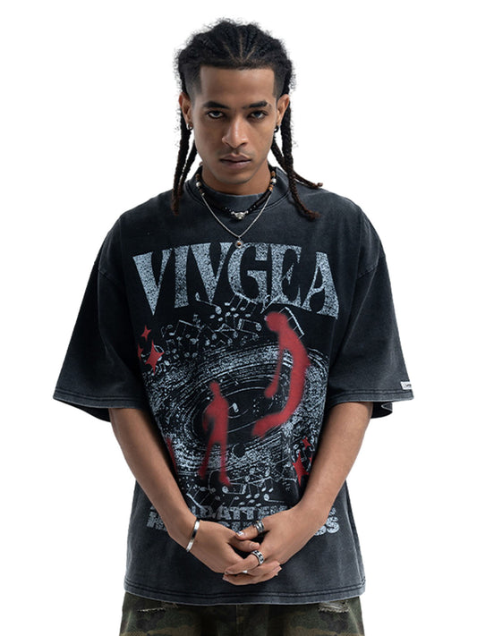 Washed Oversized Graphic T-Shirt