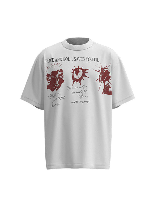 Street Rock & Roll Graphic T-Shirt