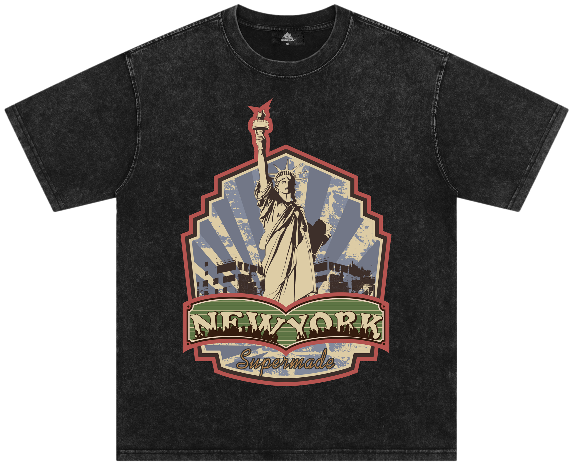 Orginal Street Statue of Liberty Independence Day T-shirt
