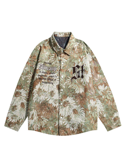 Thesupermade – High Street – Jacquard-Jacke mit Stickmuster 