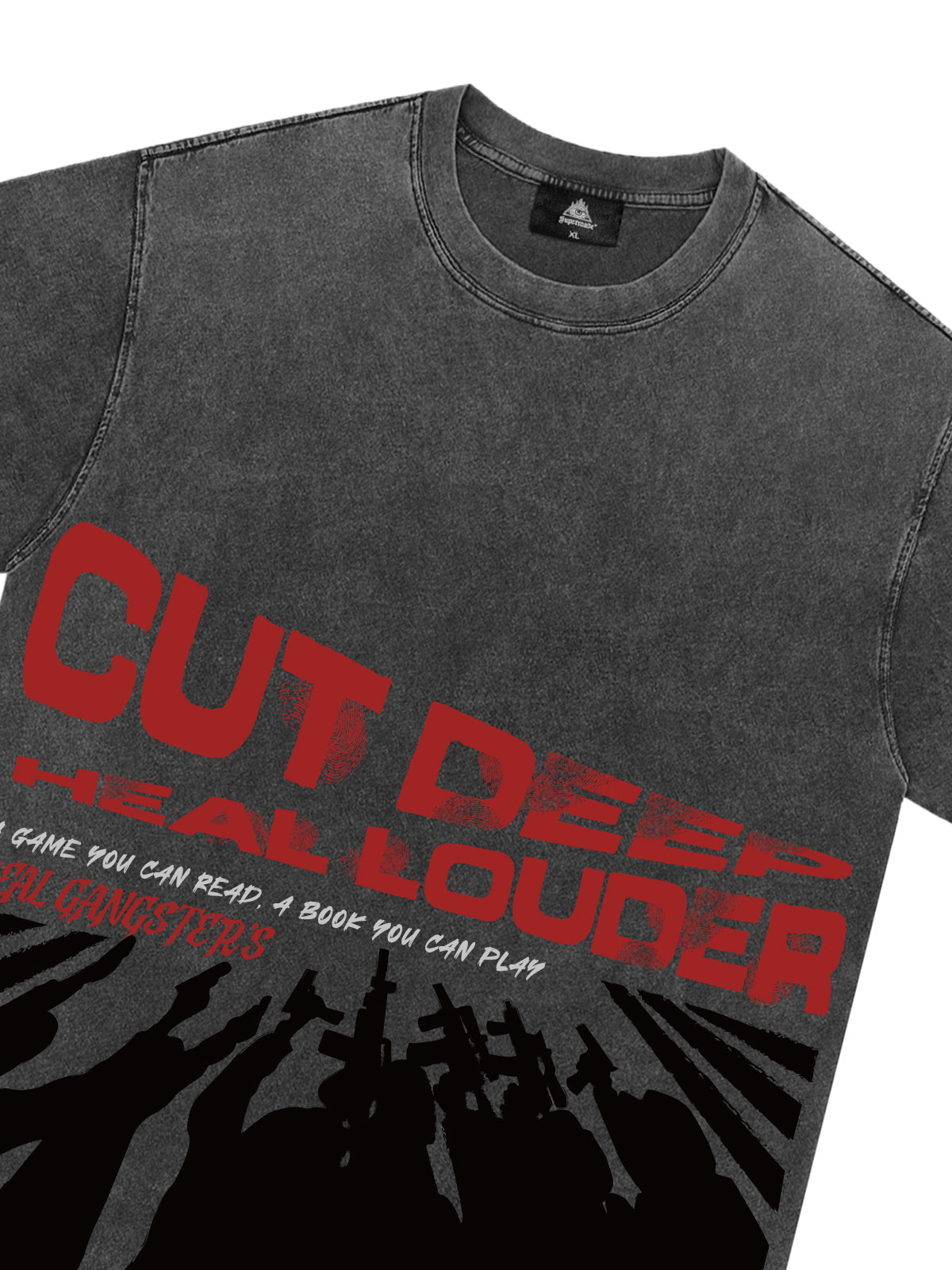 T-shirt à imprimé graphique original Cut Deep