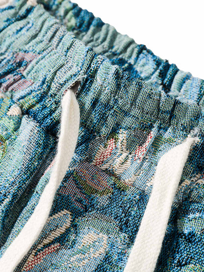 Thesupermade – High Street – Shorts mit Jacquard-Stickerei 