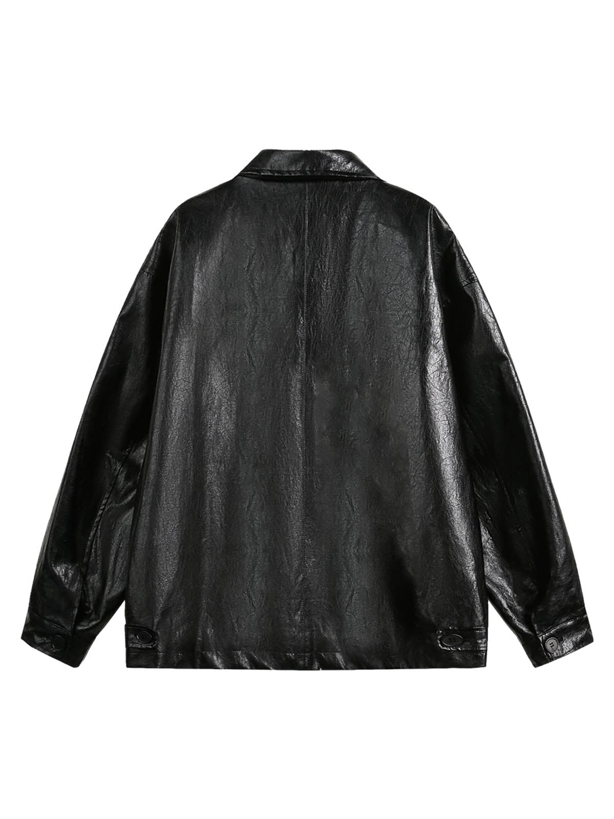 Retro Motorcycle PU Leather Jacket