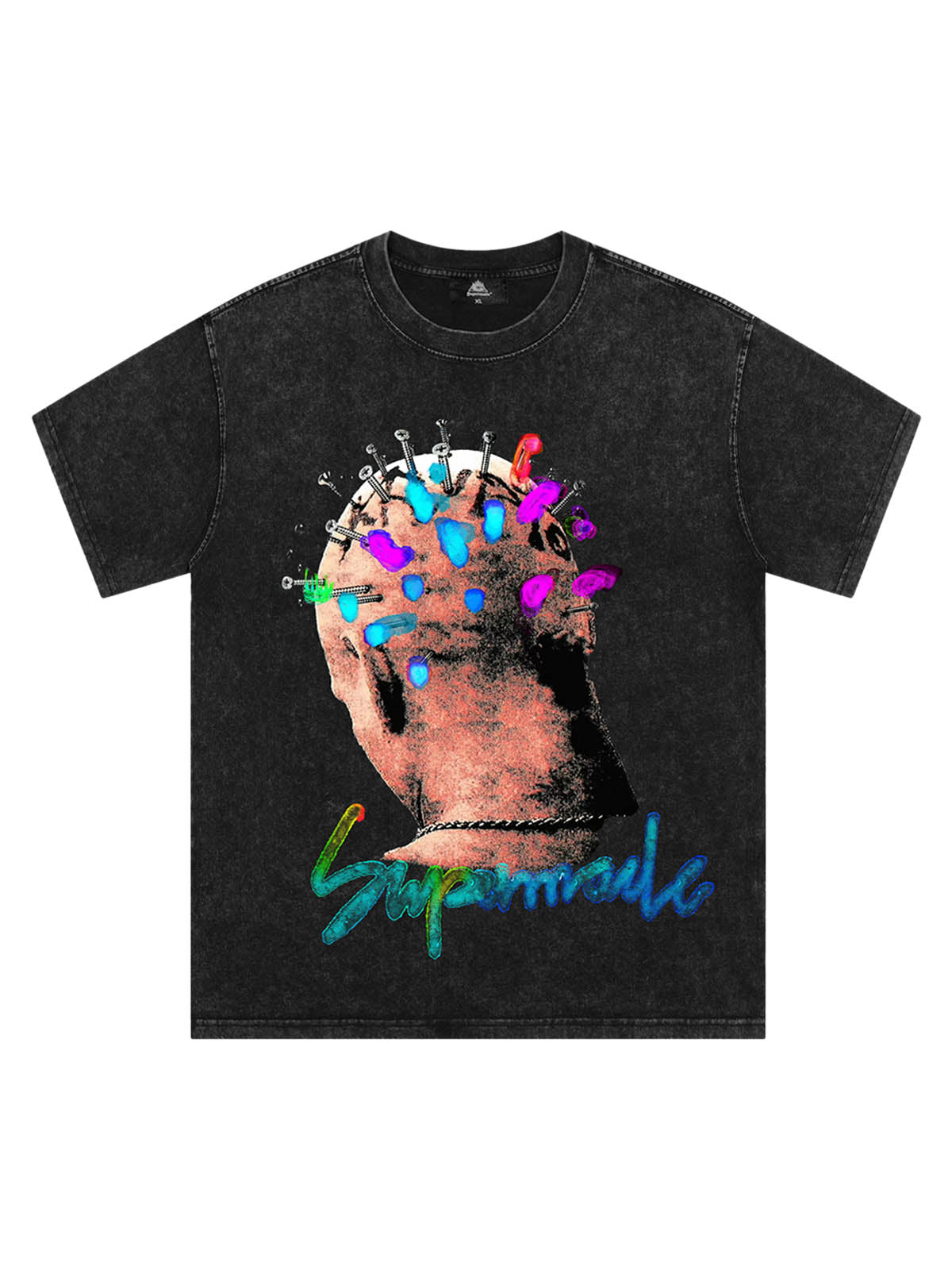 Thesupermade Street Artistic Painted Portrait T-shirt