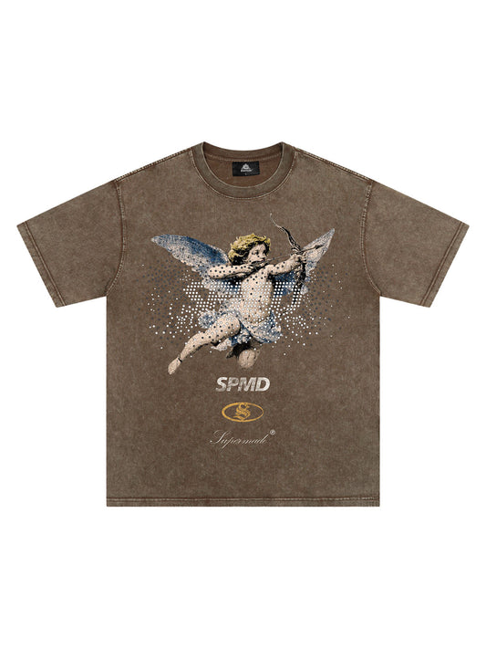 T-shirt graphique original Love Angel