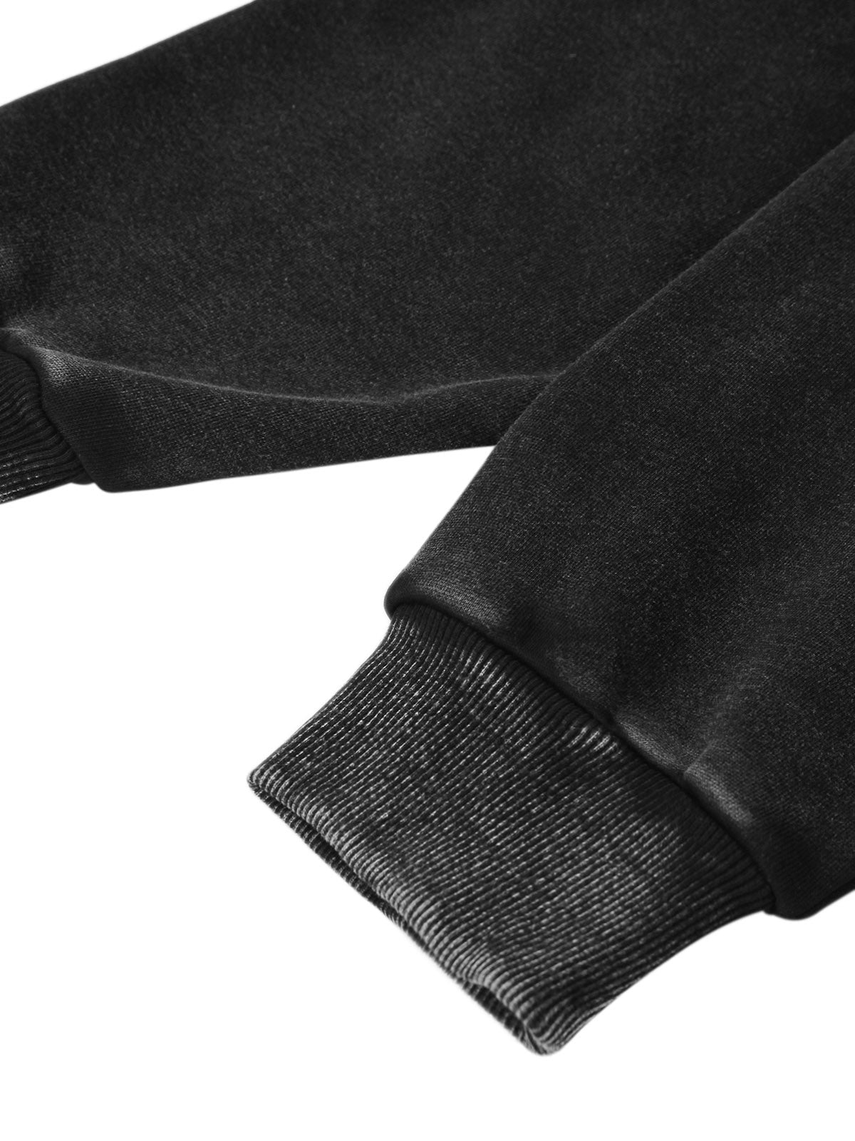 Kapuzenpullover mit verwischtem Buchstaben-Print