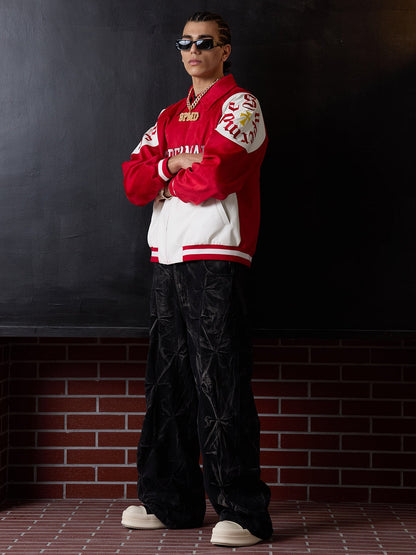 Original Collegejacke in Kontrastfarbe – 2349