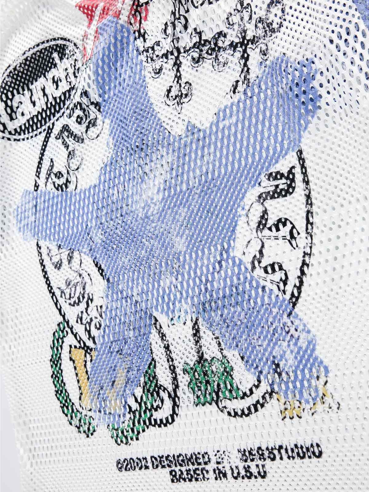 T-shirt graphique à imprimé sportif numérique en maille