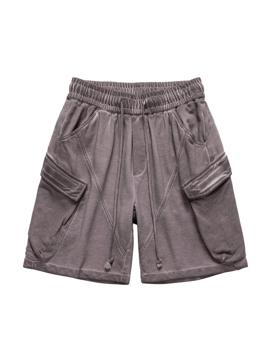 Short cargo classique en velours