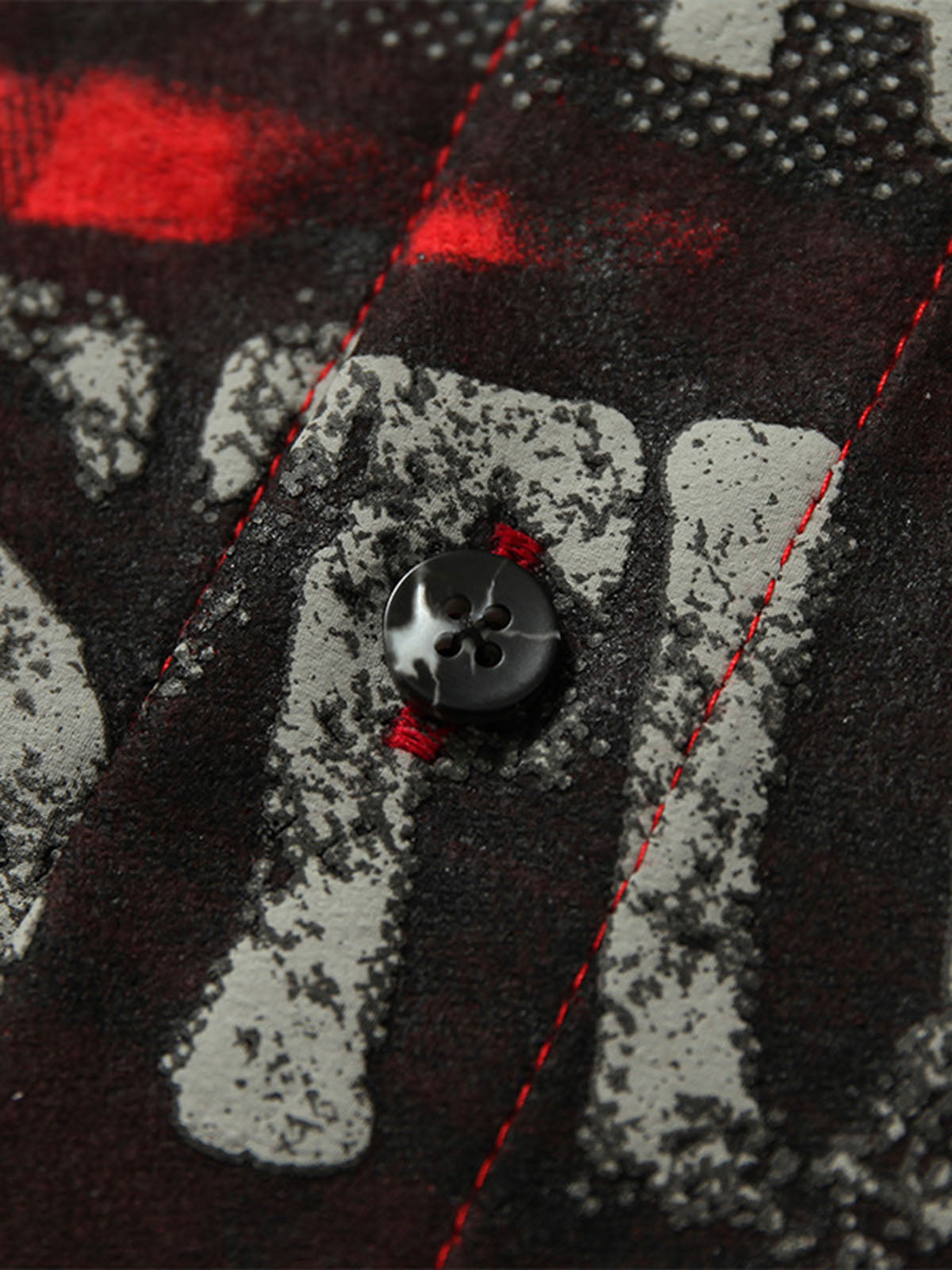 Chemise à carreaux à imprimé Pin de Street Creative