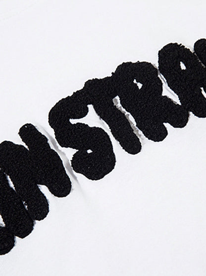 Handtuch Weste mit Buchstabenstickerei an der Seite und Knopfleiste