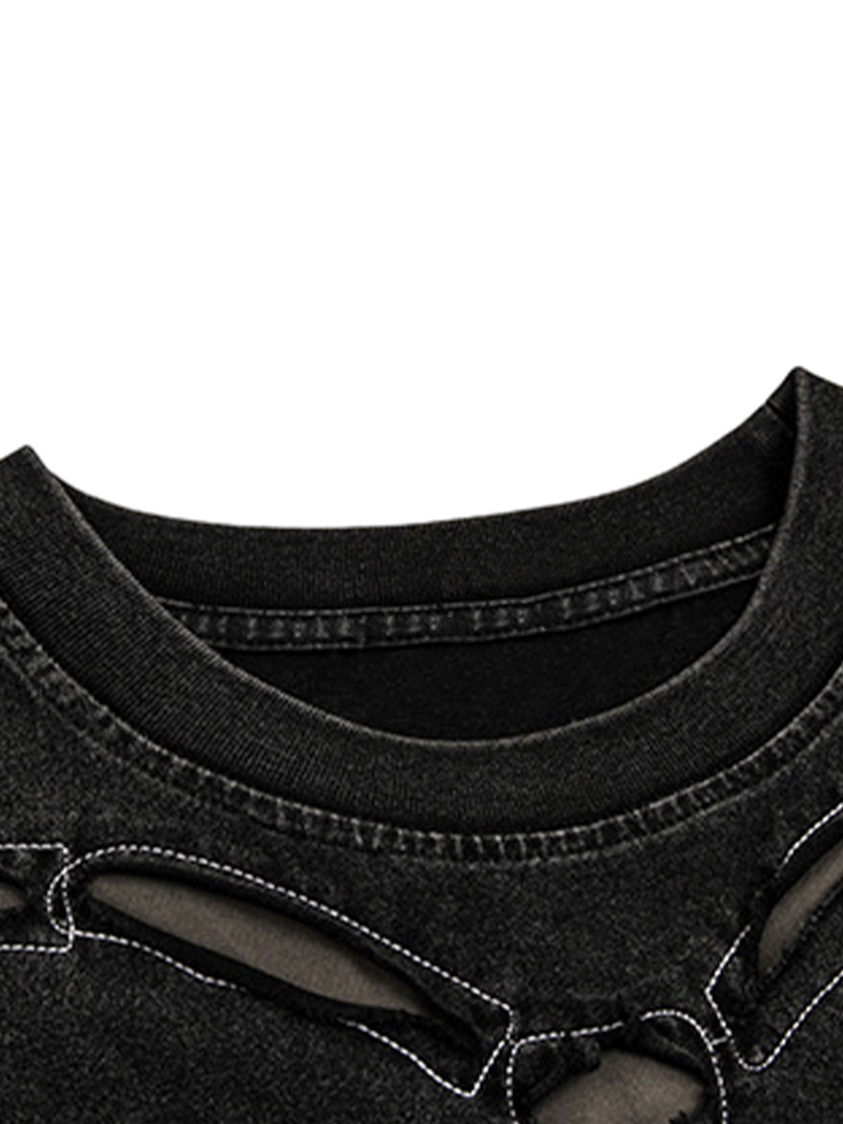 T-shirt oversize à imprimé squelette