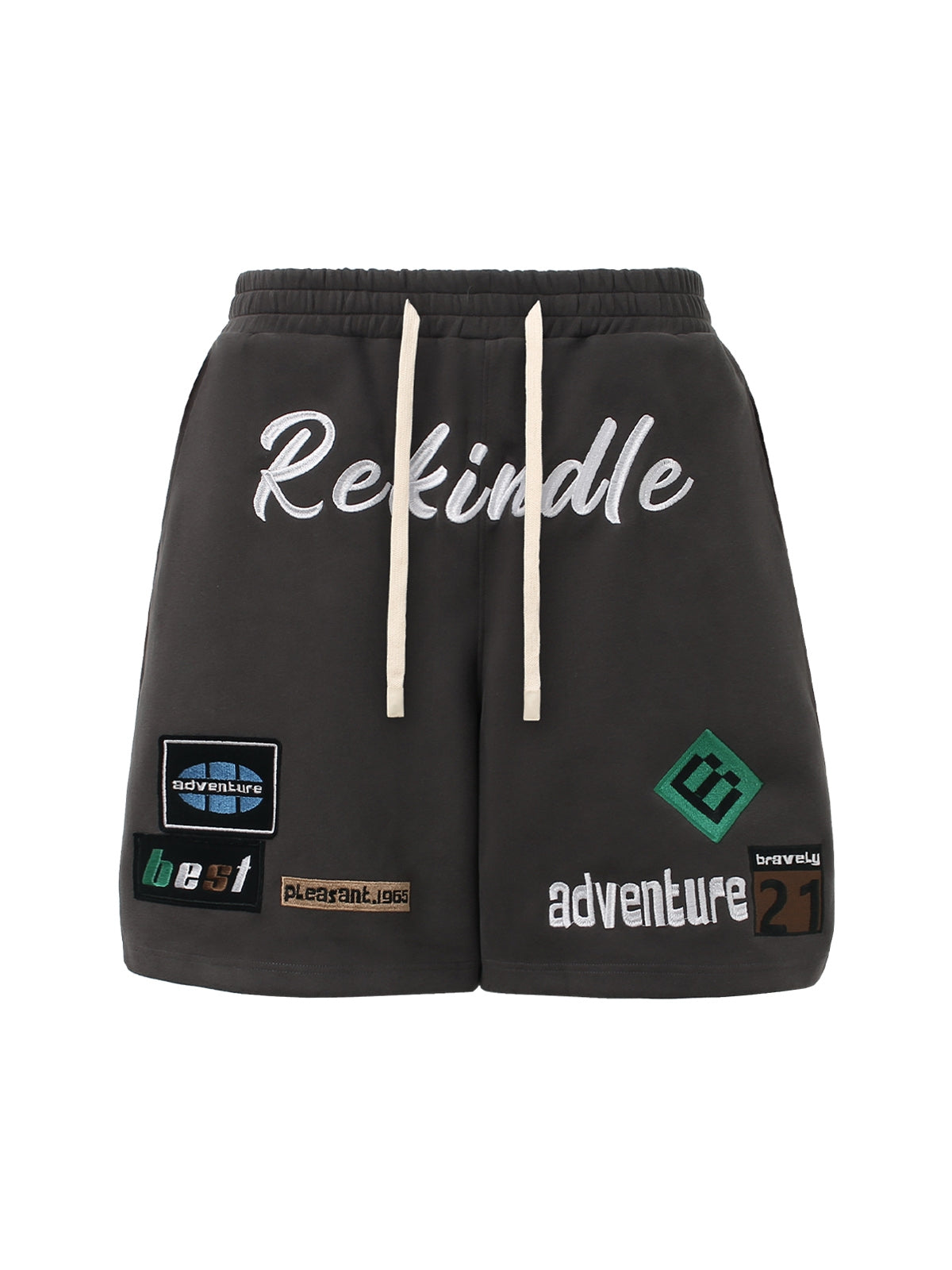 Street Graphic Drawstring Shorts