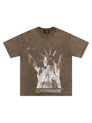 Original Statue of Liberty Independence Day T-shirt