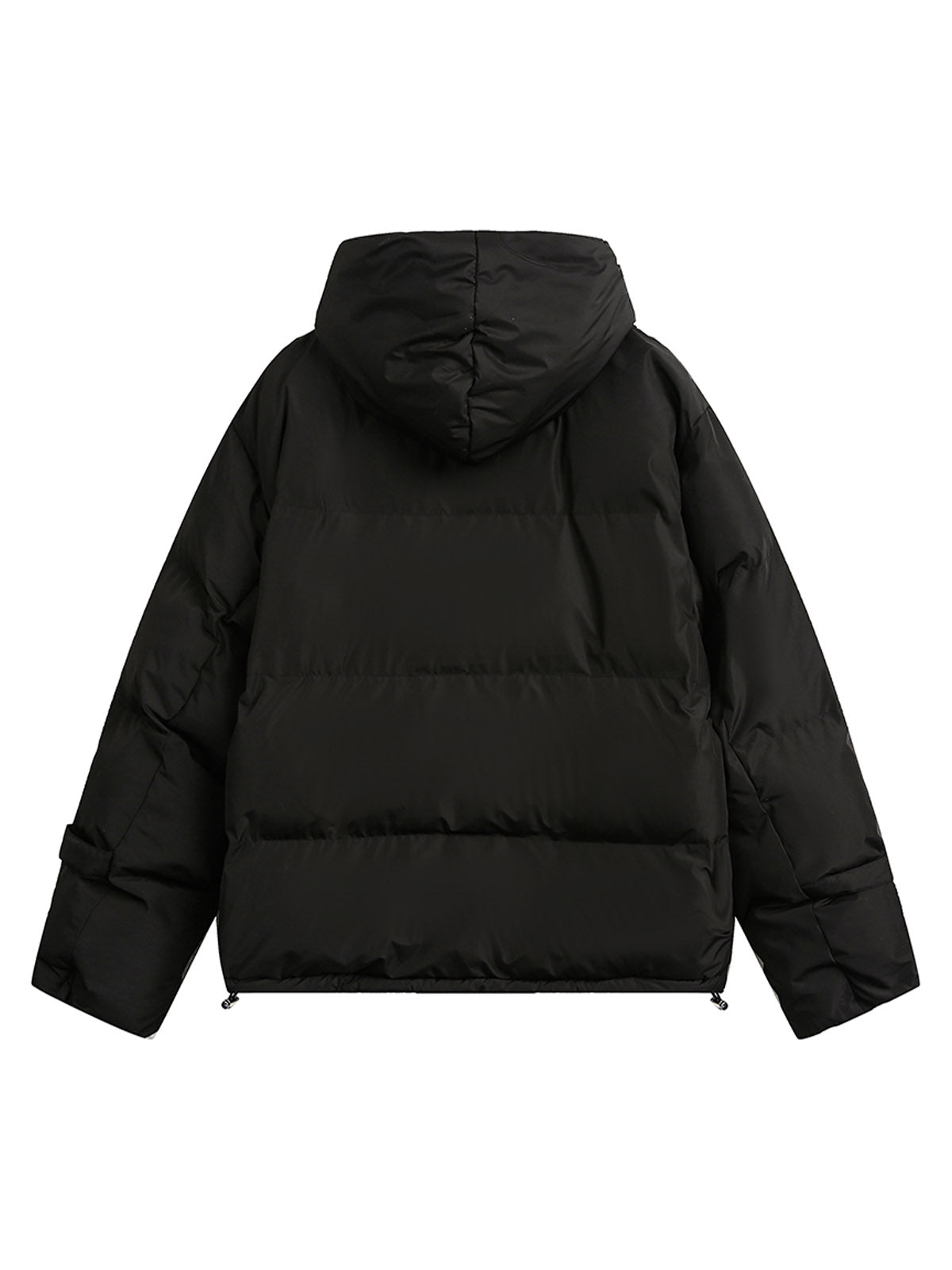 Stand Collar Hooded Puffer Jacket